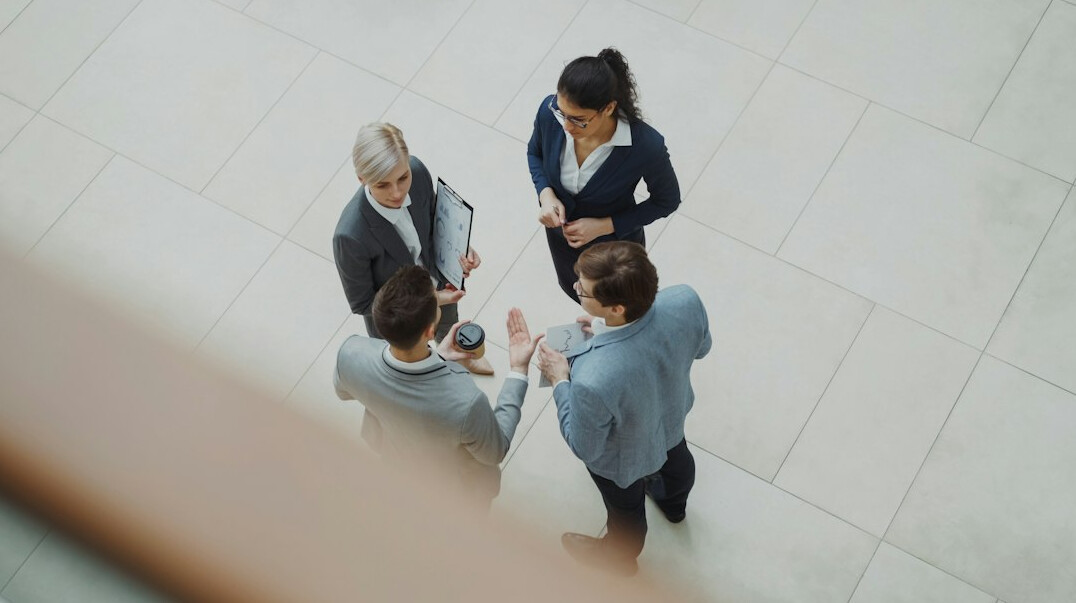 business team meeting discussion
