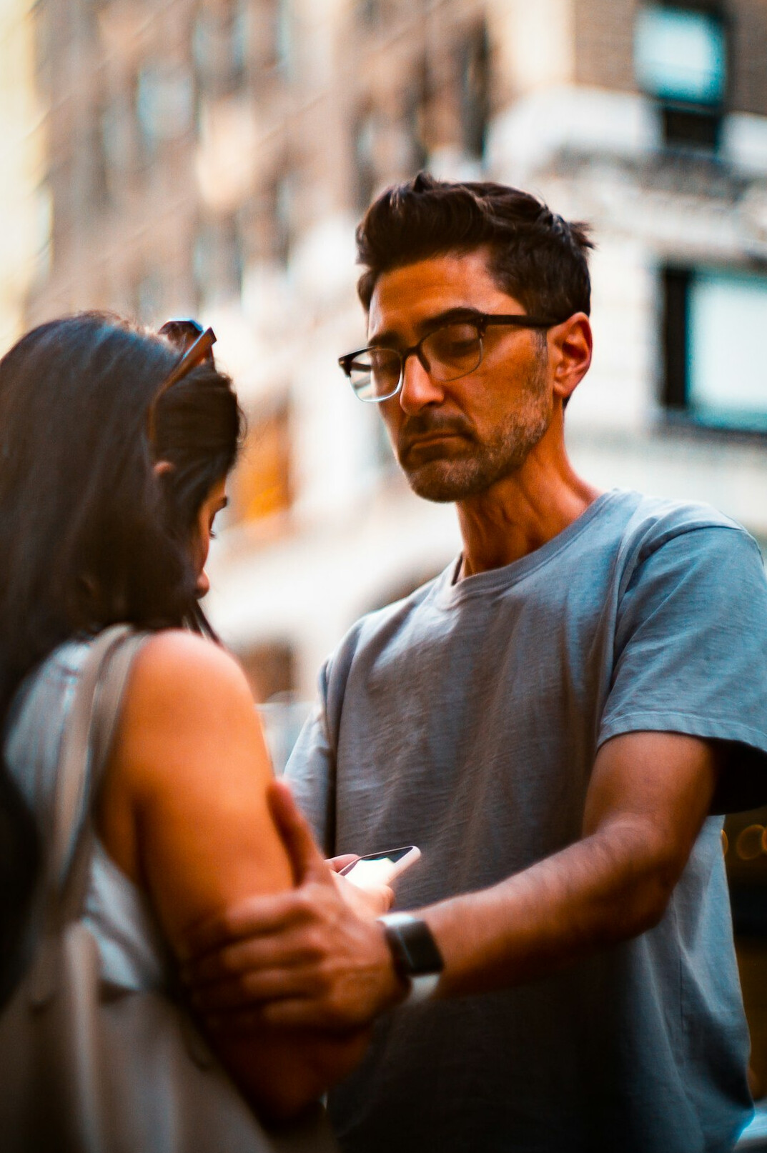 couple talking intimately